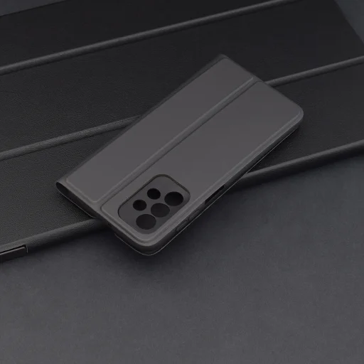  Techsuit - Magskin Könyv - Samsung Galaxy A23 4G / A23 5G - Fekete tok - 4