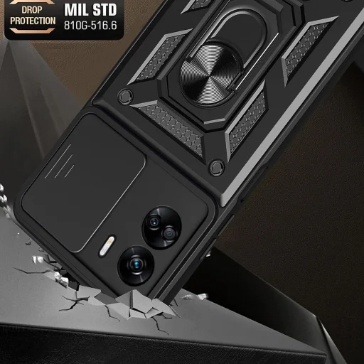  Techsuit - CamShield sorozat - Honor 90 Lite - Fekete tok - 4