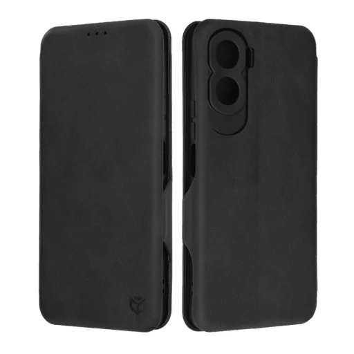  Techsuit - Biztonságos Pénztárca Plusz - Honor 90 Lite - Fekete tok - 1