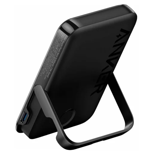  Anker - Vezeték nélküli Power Bank 322 (A1618G11) - MagSafe, iPhone-hoz, 5000mAh, 7,5W - Fekete - 3