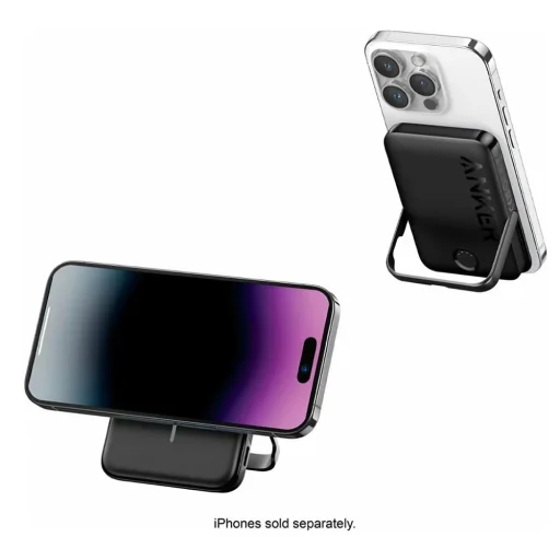  Anker - Vezeték nélküli Power Bank 322 (A1618G11) - MagSafe, iPhone-hoz, 5000mAh, 7,5W - Fekete - 5