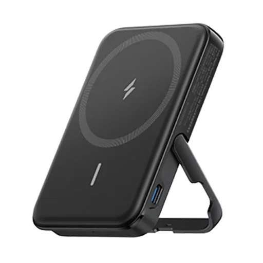  Anker - Vezeték nélküli Power Bank 322 (A1618G11) - MagSafe, iPhone-hoz, 5000mAh, 7,5W - Fekete - 1