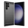  Techsuit - Szénszálas Szilikon - Samsung Galaxy S24 Ultra - Fekete tok - 4