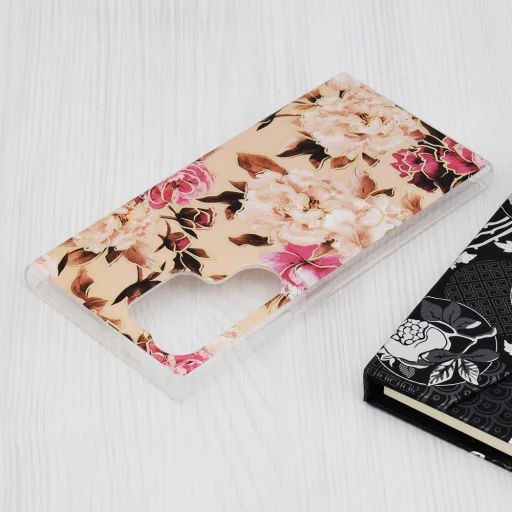  Techsuit - Márvány sorozat - Samsung Galaxy S24 Ultra - Mary Berry Nude tok - 5