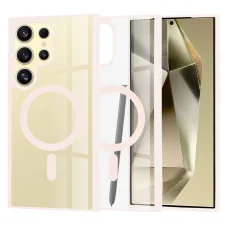  Techsuit - MagSafe Pro - Samsung Galaxy S24 Ultra - Natúr Rózsaszín tok