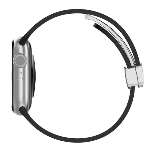  Techsuit - Óraszíj (W011) - Apple Watch 1/2/3/4/5/6/7/8/9/10/SE/SE 2/Ultra/Ultra 2 (42/44/45/46/49mm) - Lila - 3