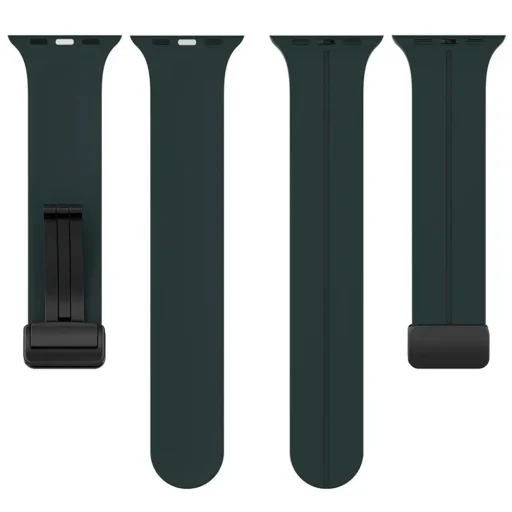  Techsuit - Óraszíj (W011) - Apple Watch 1/2/3/4/5/6/7/8/9/10/SE/SE 2/Ultra/Ultra 2 (42/44/45/46/49mm) - Lila - 4