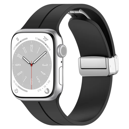  Techsuit - Óraszíj (W011) - Apple Watch 1/2/3/4/5/6/7/8/9/10/SE/SE 2/Ultra/Ultra 2 (42/44/45/46/49mm) - Türkiz Zöld - 2
