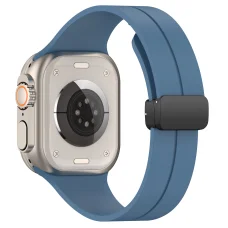  Techsuit - Óraszíj (W011) - Apple Watch 1/2/3/4/5/6/7/8/9/10/SE/SE 2/Ultra/Ultra 2 (42/44/45/46/49mm) - Kék