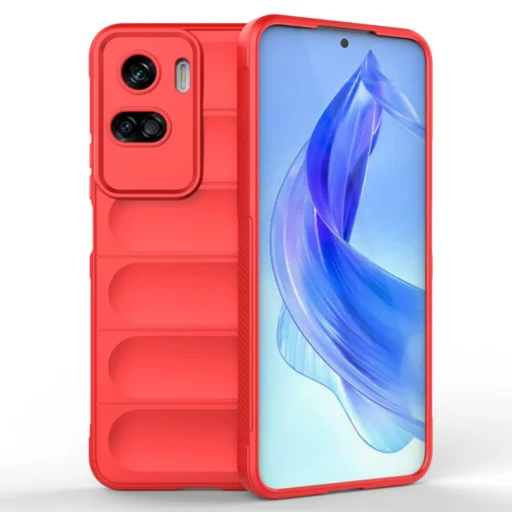  Techsuit - Varázspajzs - Honor 90 Lite - Piros tok - 1