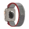  Techsuit - Óraszíj (W039) - Apple Watch 1/2/3/4/5/6/7/8/9/10/SE/SE 2 (38/40/41/42mm) - Piros / Szürke thumbnail