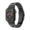  Techsuit - Óraszíj (W036) - Apple Watch 1/2/3/4/5/6/7/8/9/10/SE/SE 2 (38/40/41/42mm) - Fekete thumbnail