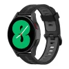  Techsuit - Óraszíj 20mm (W002) - Samsung Galaxy Watch 4/5/Active 2, Huawei Watch GT 3 (42mm)/GT 3 Pro (43mm) - Fekete thumbnail