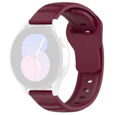  Techsuit - Óraszíj 20mm (W050) - Samsung Galaxy Watch 4/5/Active 2, Huawei Watch GT 3 (42mm)/GT 3 Pro (43mm) - Bordeaux