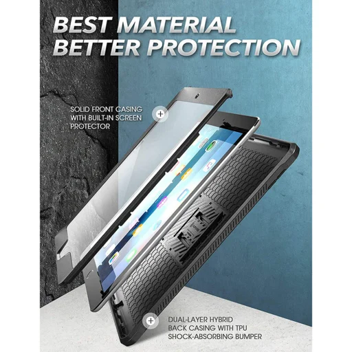  Apple iPad 10.2 (2021/2020/2019) Fekete Supcase - Unicorn Beetle Pro tok - 4