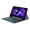  Techsuit - CozyTab tok (ceruzatartóval/RGB billentyűzet) - iPad Air 4 (2020)/Air 5 (2022)/Air 11 (2024) - Fekete thumbnail