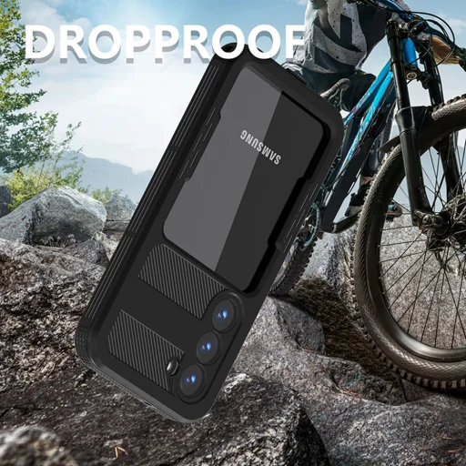 ShellBox - Vízálló IP68 Tok - Samsung Galaxy S23 - Fekete tok - 5