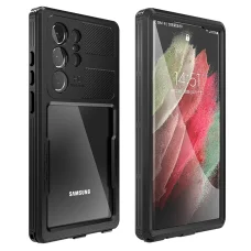 ShellBox - Vízálló IP68 Tok - Samsung Galaxy S23 Ultra - Fekete tok