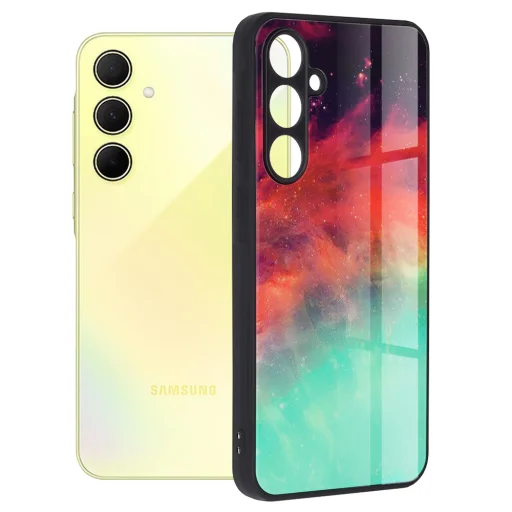  Techsuit - Glaze Series - Samsung Galaxy A35 5G - Tüzes Óceán tok - 1