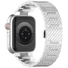  Techsuit - Óraszíj 32 mm (W052) - Apple Watch 1/2/3/4/5/6/7/8/9/10/SE/SE 2 (38/40/41/42 mm) - Ezüst thumbnail