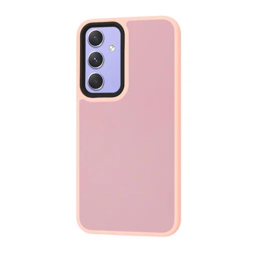  Techsuit - HaloFrost sorozat - Samsung Galaxy A54 - Rózsaszín tok - 2