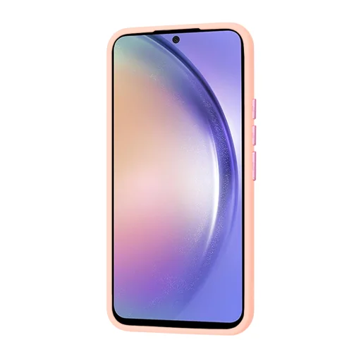  Techsuit - HaloFrost sorozat - Samsung Galaxy A54 - Rózsaszín tok - 3