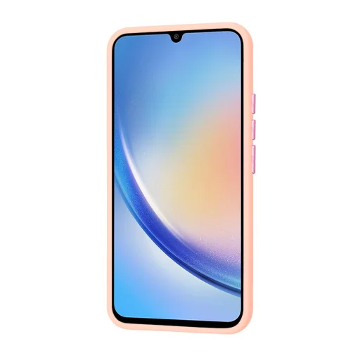  Techsuit - HaloFrost sorozat - Samsung Galaxy A34 5G - Rózsaszín tok - 3