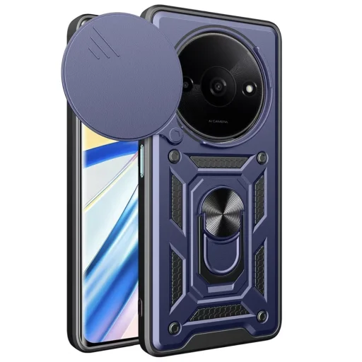  Techsuit - CamShield sorozat - Xiaomi Redmi A3 - Kék tok - 1