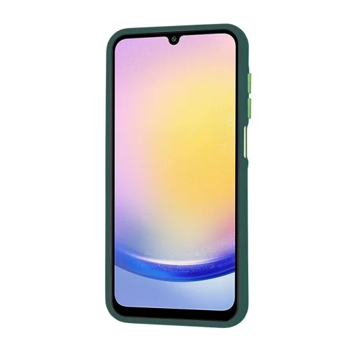  Techsuit - HaloFrost Sorozat - Samsung Galaxy A25 5G - Éjféli Zöld tok - 5