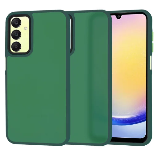  Techsuit - HaloFrost Sorozat - Samsung Galaxy A25 5G - Éjféli Zöld tok - 1