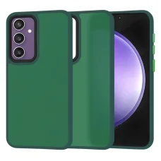  Techsuit - HaloFrost sorozat - Samsung Galaxy S23 FE - Éjféli Zöld tok