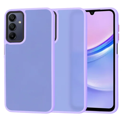  Techsuit - HaloFrost Sorozat - Samsung Galaxy A15 4G / A15 5G - Világos Lila tok - 1