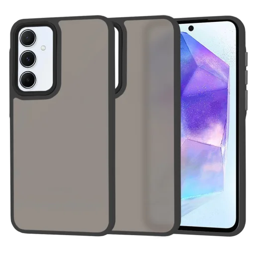  Techsuit - HaloFrost Sorozat - Samsung Galaxy A55 5G - Fekete tok - 1