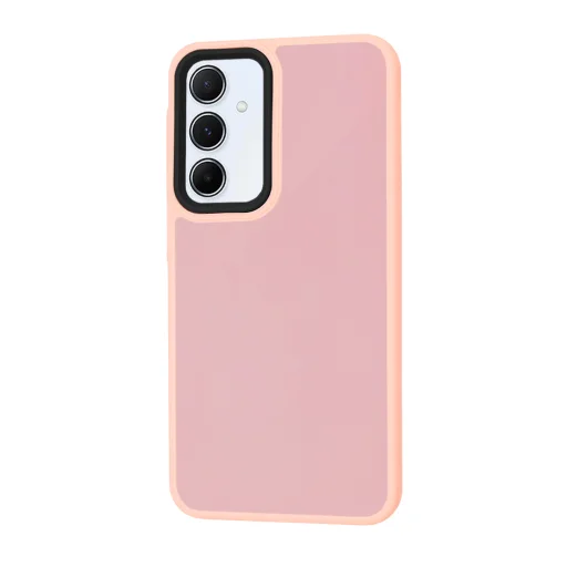 Techsuit - HaloFrost sorozat - Samsung Galaxy A55 5G - Rózsaszín tok - 2