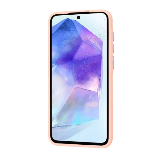  Techsuit - HaloFrost sorozat - Samsung Galaxy A55 5G - Rózsaszín tok - 3