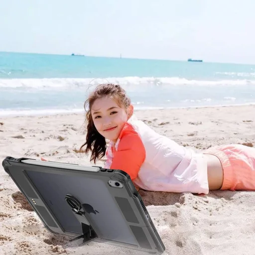 ShellBox - Vízálló IP68 - iPad Air 4 (2020) / Air 5 (2022) - Fekete tok - 5