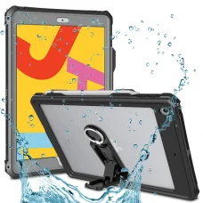 ShellBox - Vízálló IP68 - iPad 10.2" (2019 / 2020 / 2021) - Fekete tok