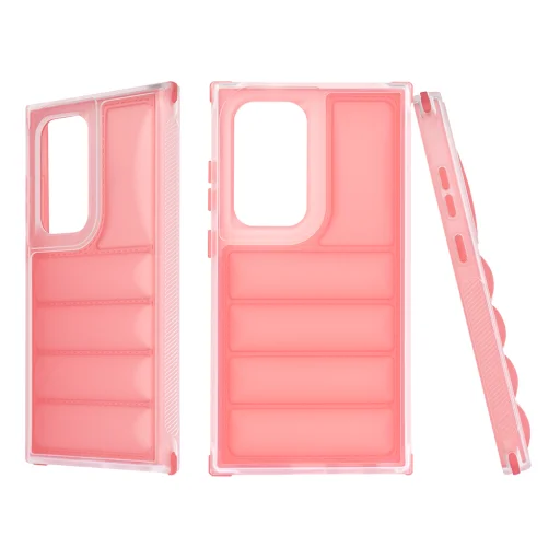  Samsung Galaxy S24 Ultra Piros Techsuit Hullám Védő tok - 1