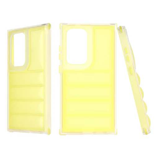  Samsung Galaxy S24 Ultra Sárga Techsuit Hullámpajzs tok - 1