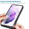  Techsuit - ColorVerse 360 Sorozat + Képernyővédő - Samsung Galaxy S21 FE 5G - Rózsaszín tok thumbnail
