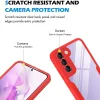  Techsuit - ColorVerse 360 Sorozat + Képernyővédő - Samsung Galaxy S21 FE 5G - Rózsaszín tok thumbnail