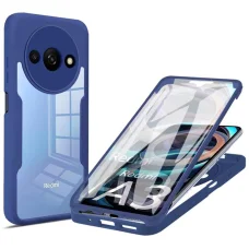  Techsuit - ColorVerse 360 Sorozat + Képernyővédő - Xiaomi Redmi A3 - Kék tok