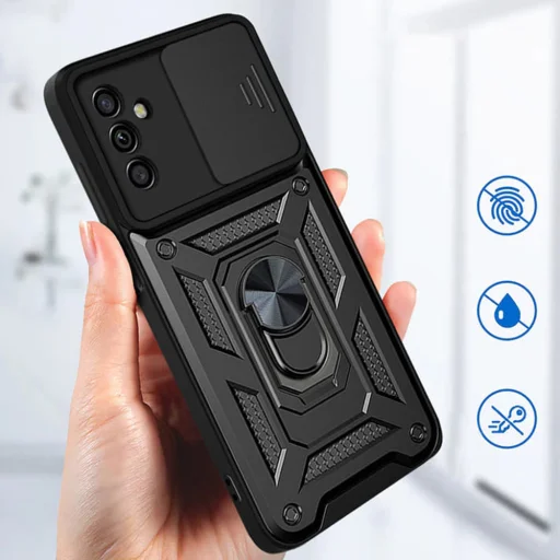  Techsuit - CamShield sorozat - Samsung Galaxy A05s - Fekete tok - 6