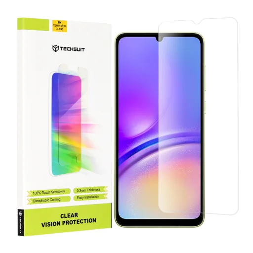  Techsuit - Tiszta Látás Üveg - Samsung Galaxy A05 / A05s - Átlátszó üvegfólia - 1