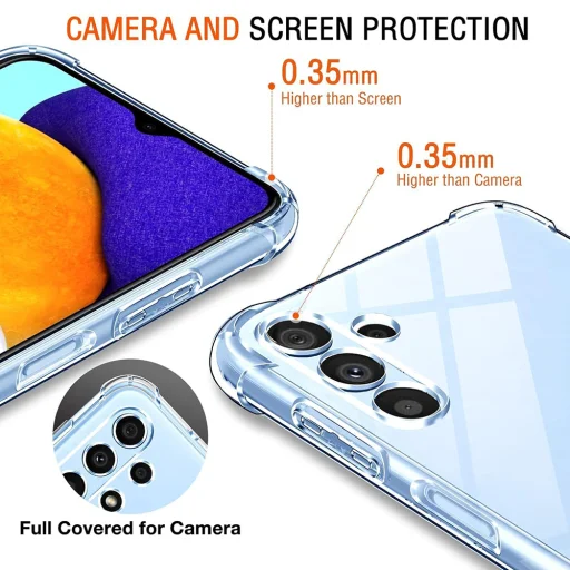  Techsuit – Ütésálló Átlátszó Szilikon – Samsung Galaxy A13 5G / A04S – Átlátszó tok - 4