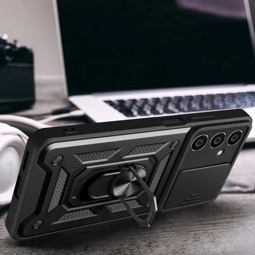  Techsuit - CamShield sorozat - Samsung Galaxy S23 FE - Zöld tok - 6