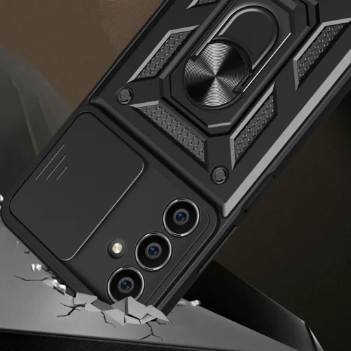  Techsuit - CamShield sorozat - Samsung Galaxy S23 FE - Zöld tok - 3