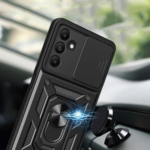  Techsuit - CamShield Sorozat - Samsung Galaxy M15 - Rózsa arany tok - 5