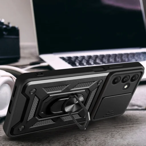  Techsuit - CamShield Sorozat - Samsung Galaxy M15 - Rózsa arany tok - 6