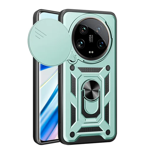  Techsuit - CamShield sorozat - Xiaomi 14 Ultra - Zöld tok - 1